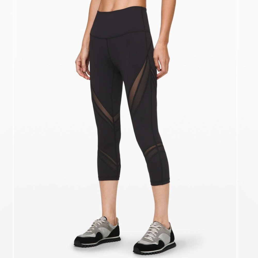 Women’s Lululemon Mesh Wunder Under High-Rise Crop 21"